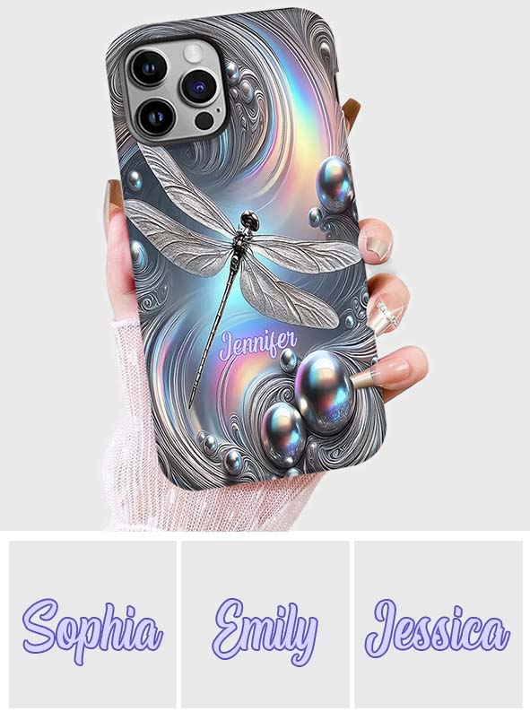 Beautiful 3D Dragonfly - Personalized Dragonfly Full Print Phone Case