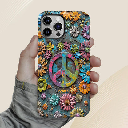 Hippie Vibes - Personalized Hippie Full Print Phone Case