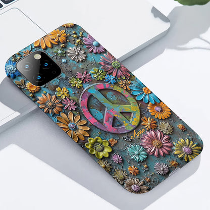 Hippie Vibes - Personalized Hippie Full Print Phone Case