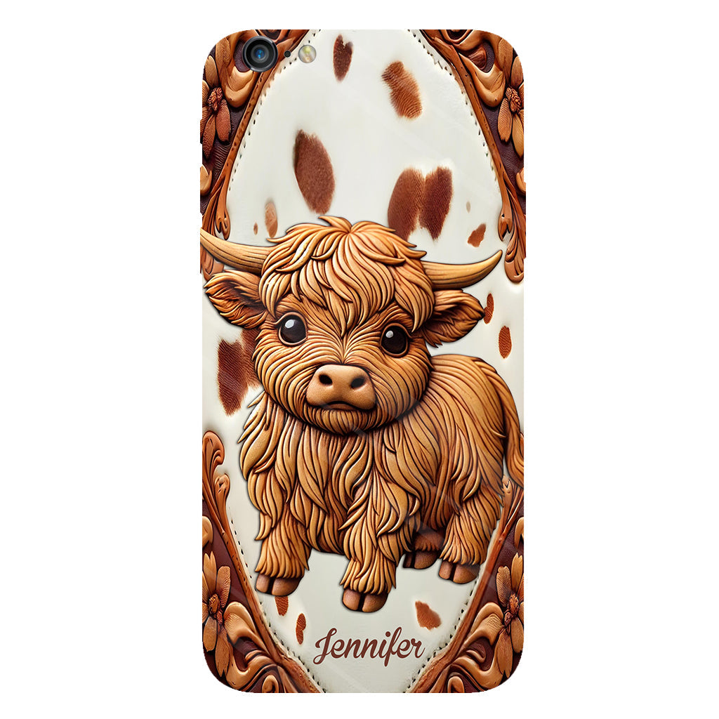 Love Highland Cows - Personalized Full Print Phone Case