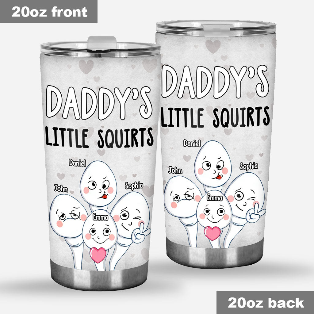 Dad's Little Squirts - Personalized Father Tumbler