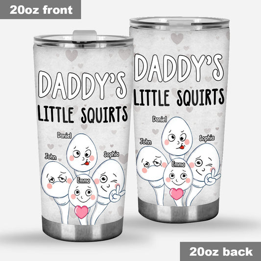 Dad's Little Squirts - Personalized Father Tumbler