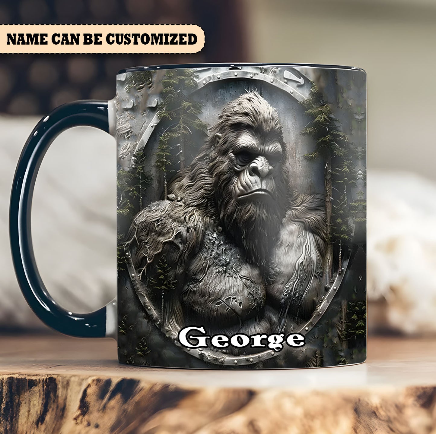 Personalized Sasquatch Accent Mug