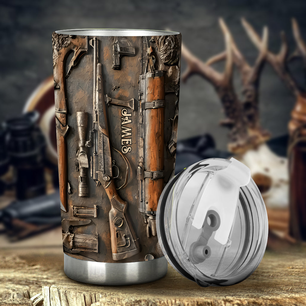 Vintage Tools Hunting - Personalized Hunting Tumbler