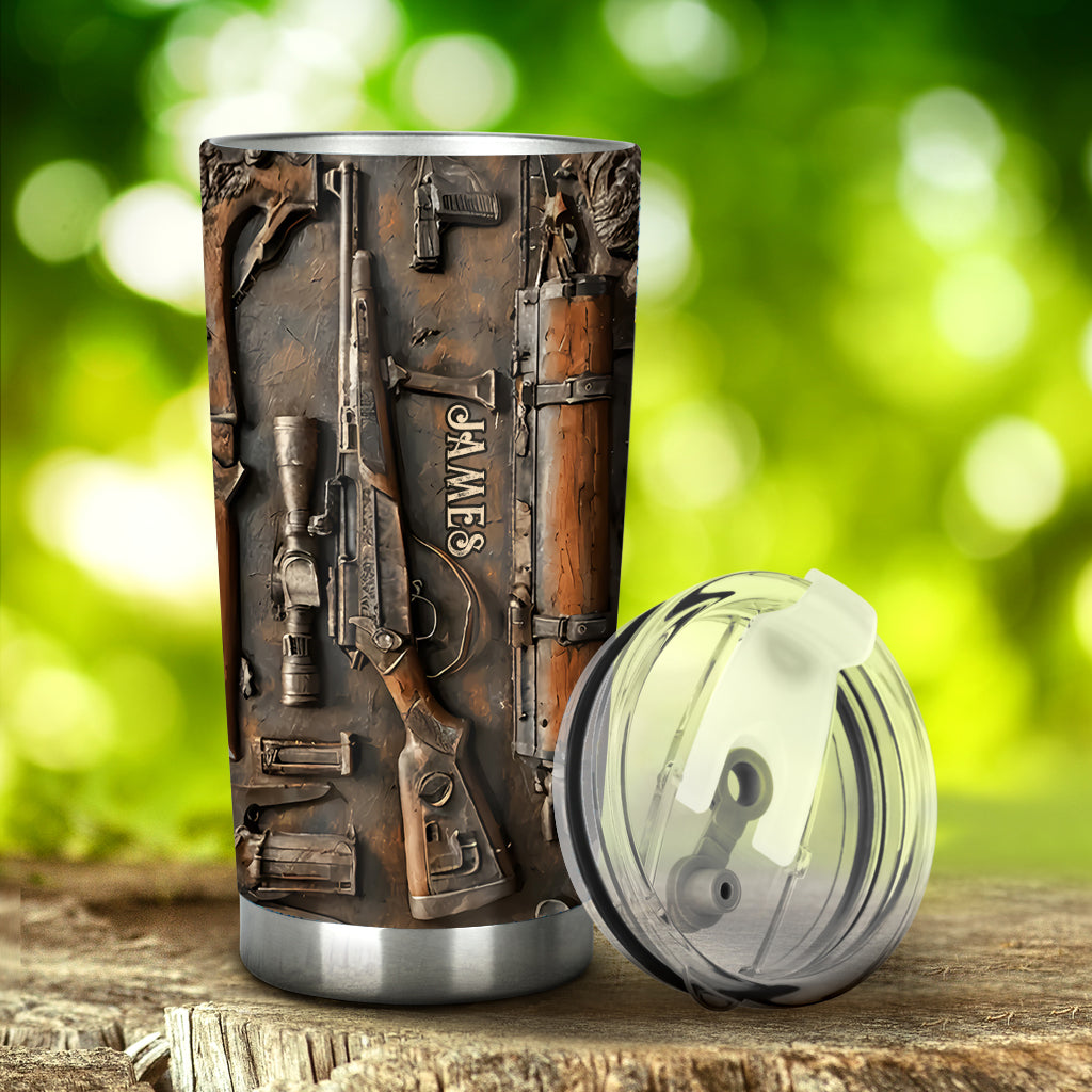 Vintage Tools Hunting - Personalized Hunting Tumbler