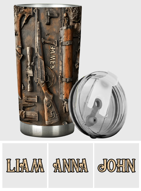 Vintage Tools Hunting - Personalized Hunting Tumbler