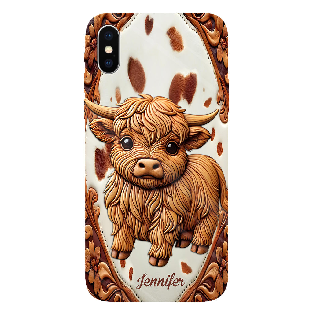 Love Highland Cows - Personalized Full Print Phone Case