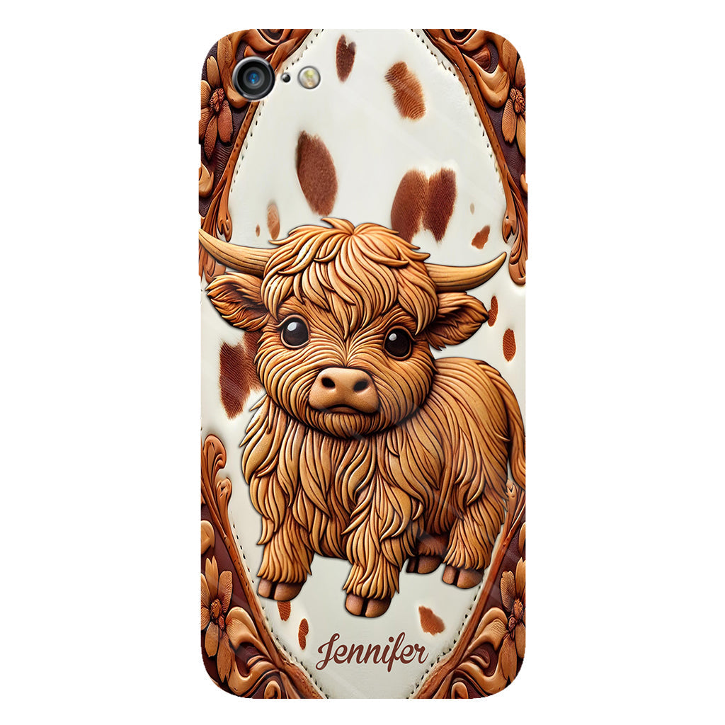 Love Highland Cows - Personalized Full Print Phone Case