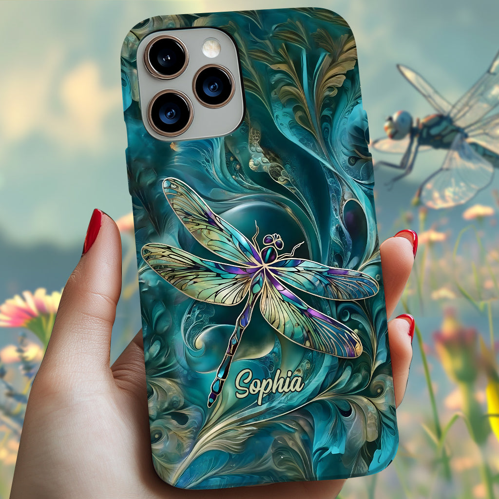 Personalized Beautiful Dragonfly Full Print Phone Case