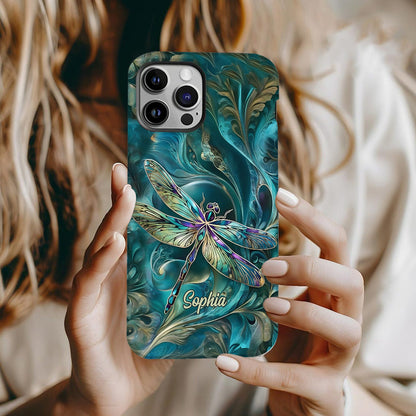 Personalized Beautiful Dragonfly Full Print Phone Case