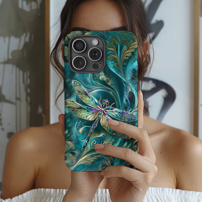 Personalized Beautiful Dragonfly Full Print Phone Case