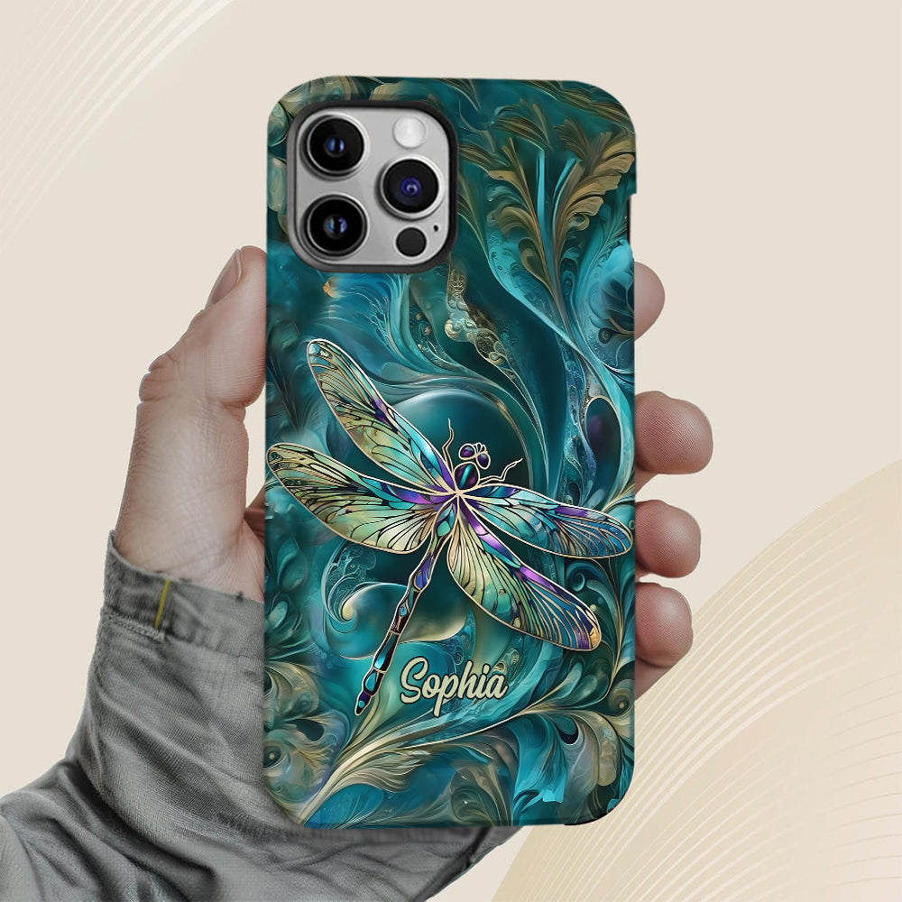 Personalized Beautiful Dragonfly Full Print Phone Case