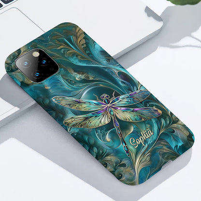 Personalized Beautiful Dragonfly Full Print Phone Case