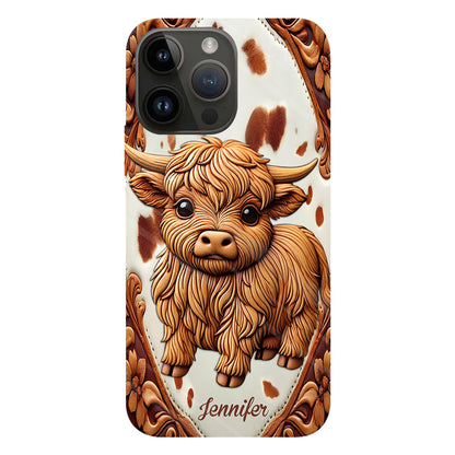 Love Highland Cows - Personalized Full Print Phone Case