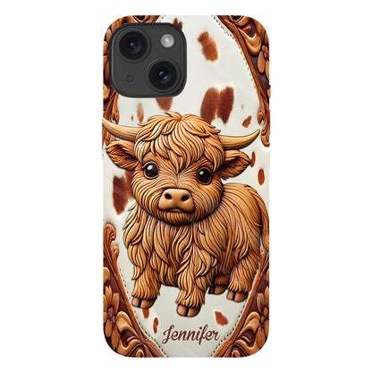 Love Highland Cows - Personalized Full Print Phone Case