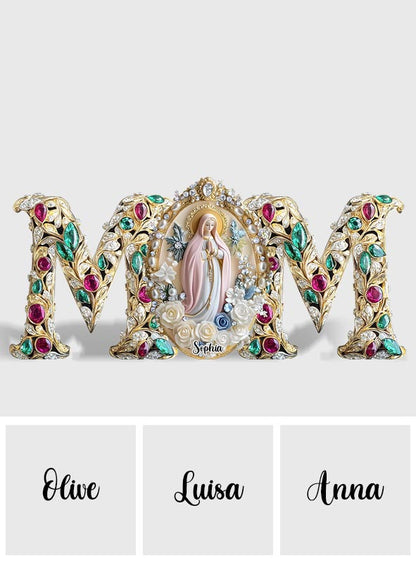 Personalized Mom Faithful Custom Shaped Acrylic Plaque