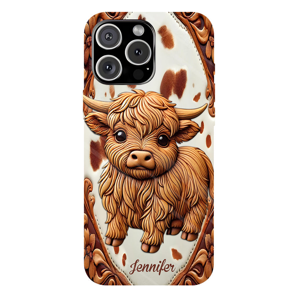 Love Highland Cows - Personalized Full Print Phone Case