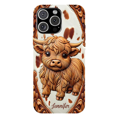 Love Highland Cows - Personalized Full Print Phone Case