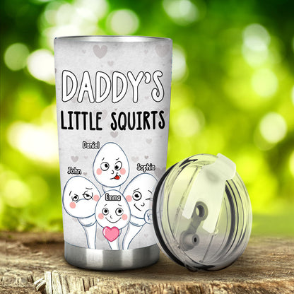 Dad's Little Squirts - Personalized Father Tumbler