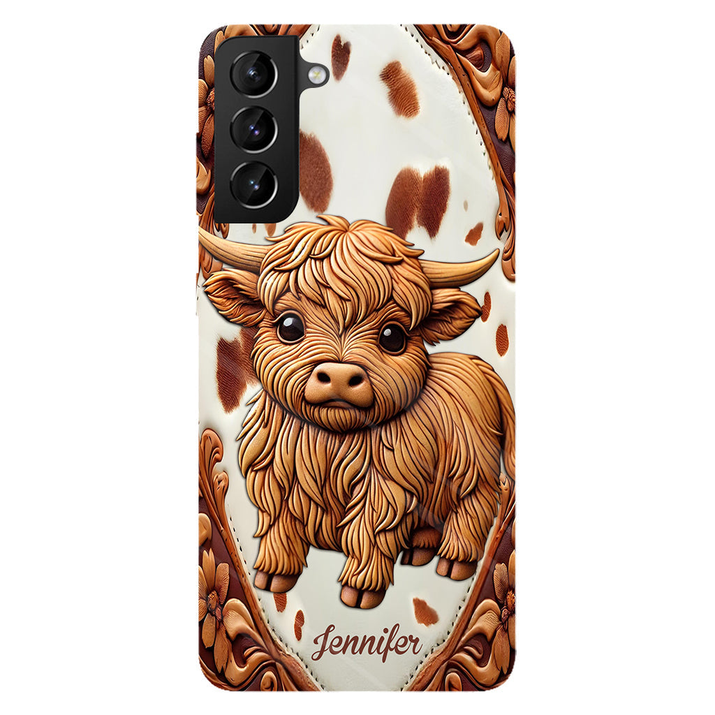 Love Highland Cows - Personalized Full Print Phone Case