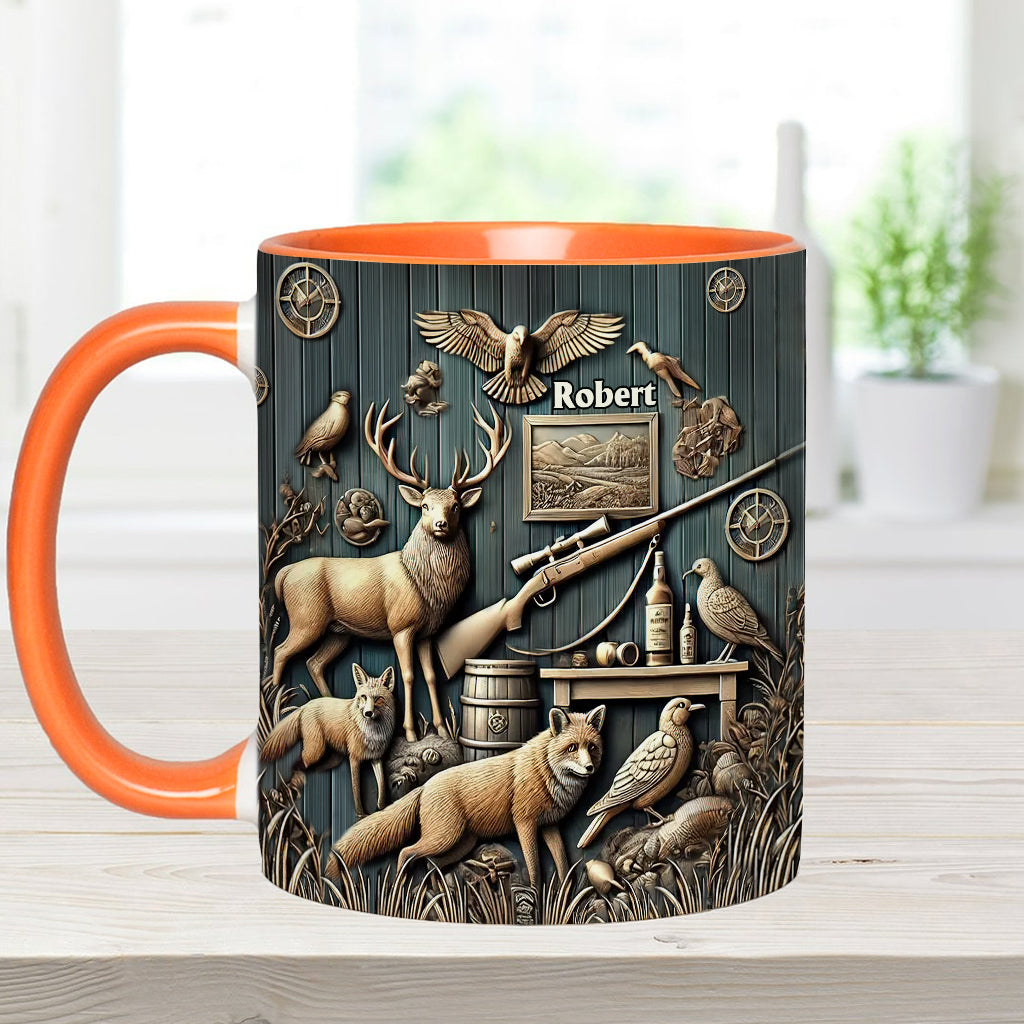 Best Hunter - Personalized Hunting Accent Mug