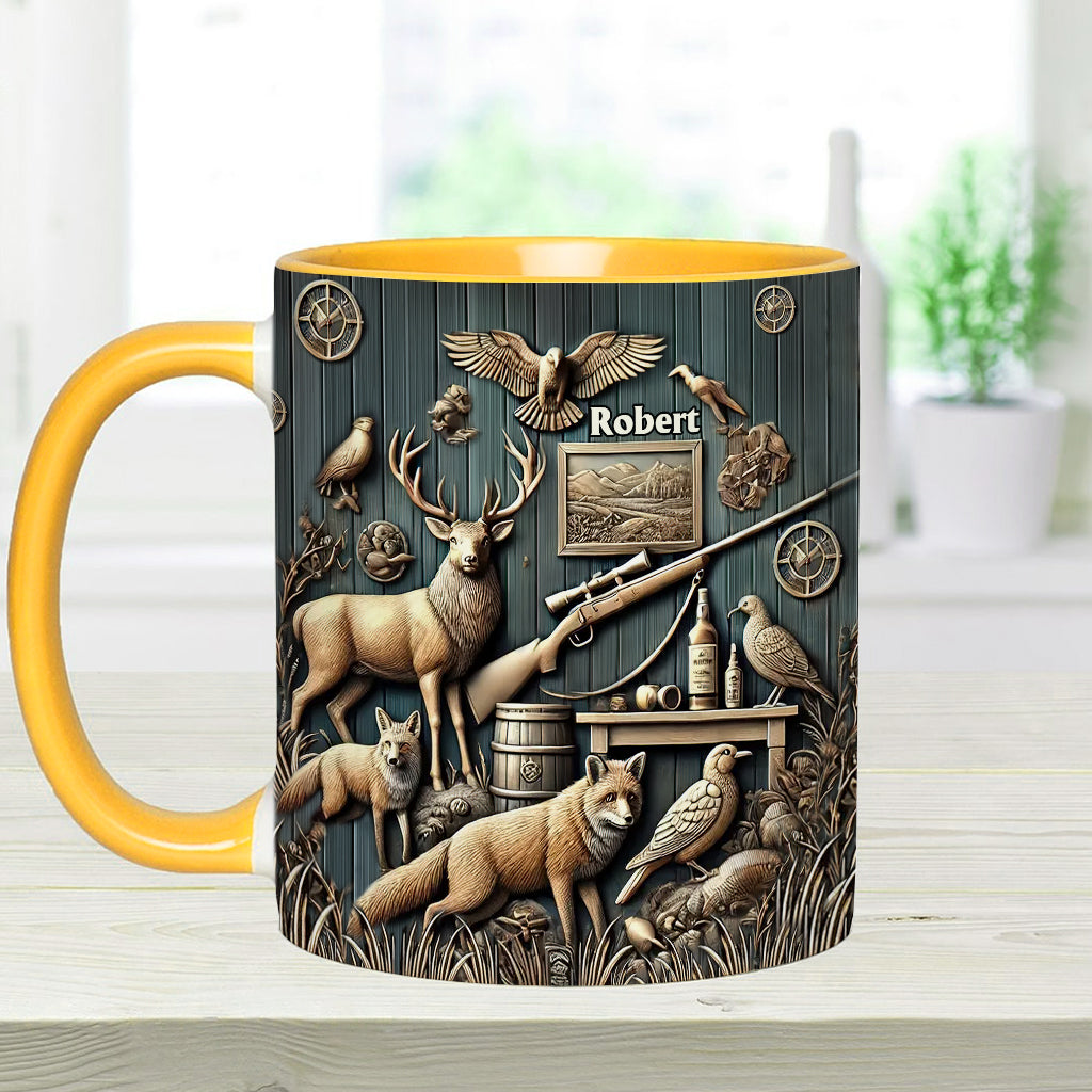 Best Hunter - Personalized Hunting Accent Mug