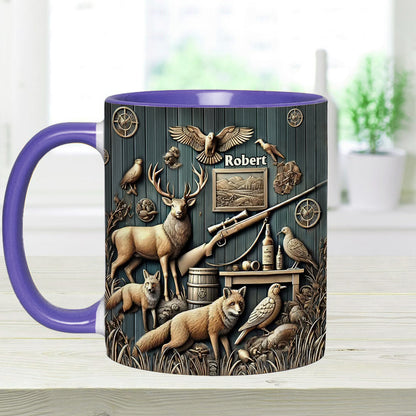 Best Hunter - Personalized Hunting Accent Mug