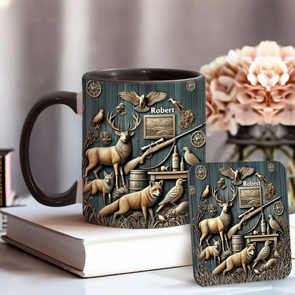 Best Hunter - Personalized Hunting Accent Mug