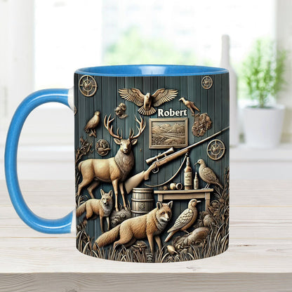 Best Hunter - Personalized Hunting Accent Mug