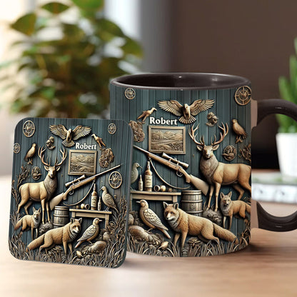 Best Hunter - Personalized Hunting Accent Mug