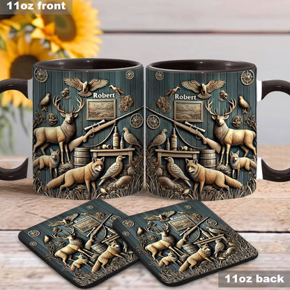 Best Hunter - Personalized Hunting Accent Mug