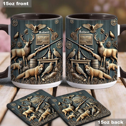 Best Hunter - Personalized Hunting Accent Mug