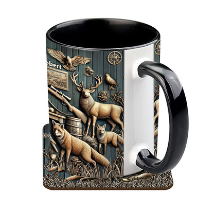 Best Hunter - Personalized Hunting Accent Mug