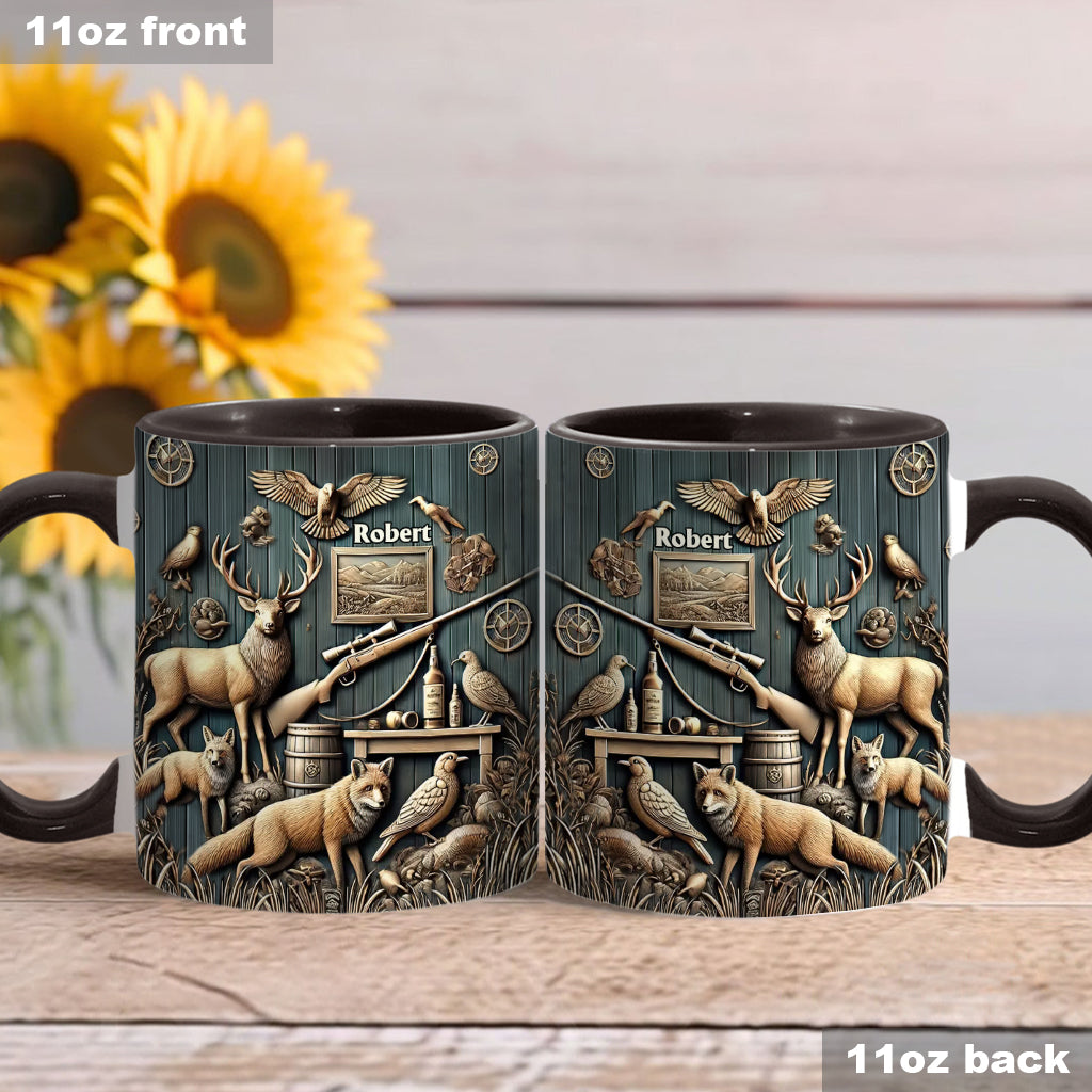 Best Hunter - Personalized Hunting Accent Mug