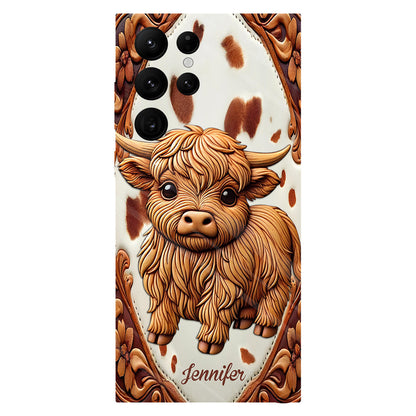 Love Highland Cows - Personalized Full Print Phone Case