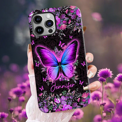 Butterflies - Personalized Butterfly Full Print Phone Case