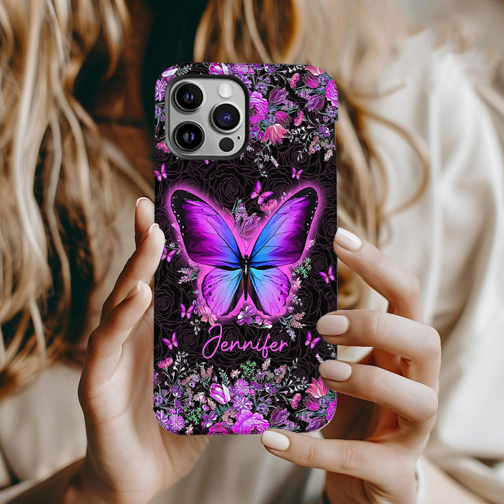 Butterflies - Personalized Butterfly Full Print Phone Case