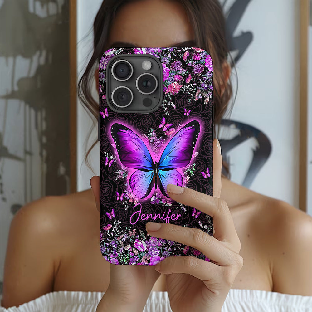 Butterflies - Personalized Butterfly Full Print Phone Case