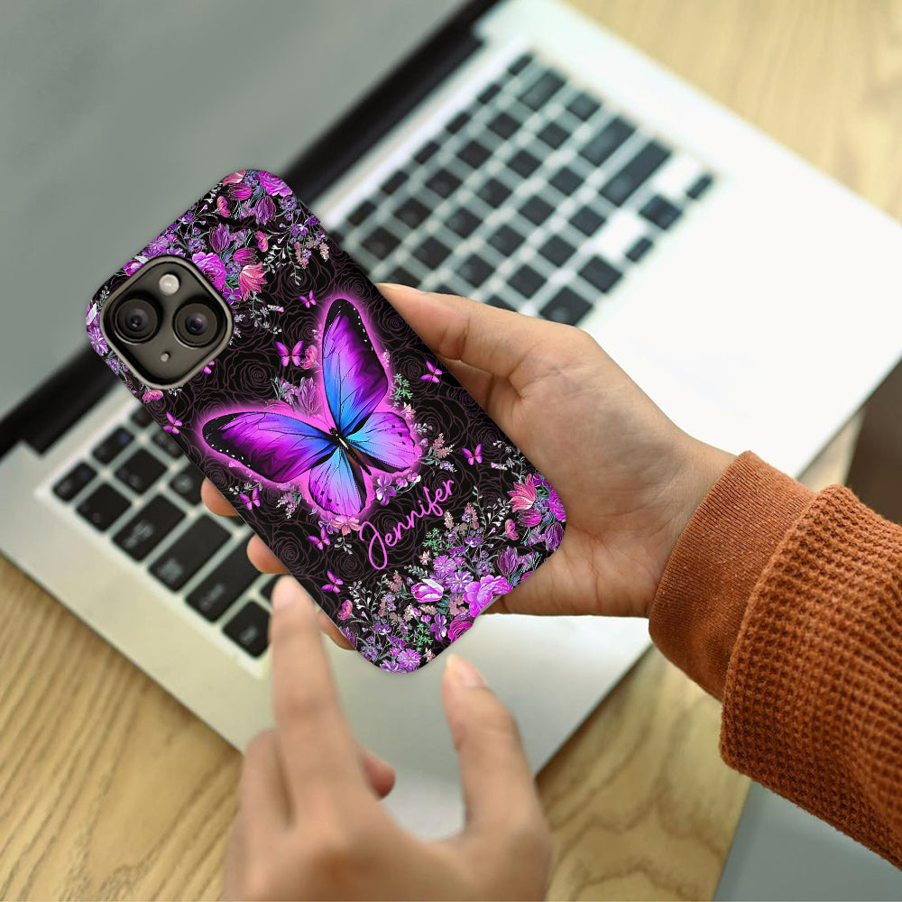 Butterflies - Personalized Butterfly Full Print Phone Case