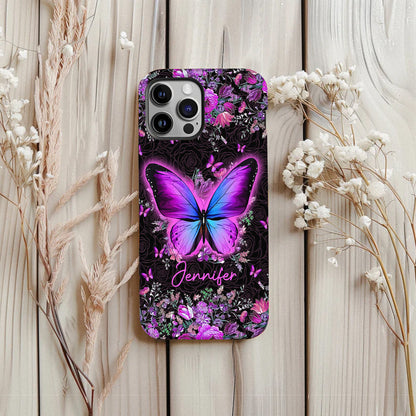 Butterflies - Personalized Butterfly Full Print Phone Case