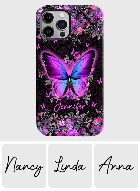 Butterflies - Personalized Butterfly Full Print Phone Case