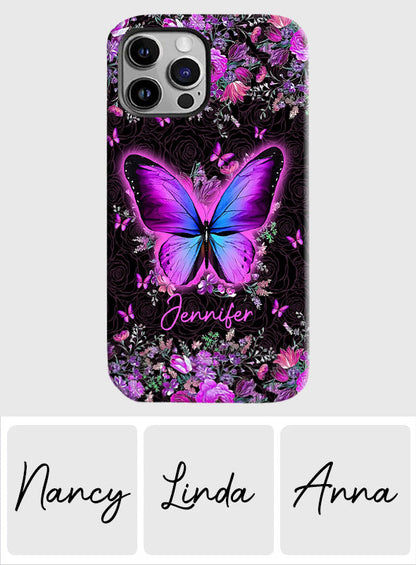 Butterflies - Personalized Butterfly Full Print Phone Case