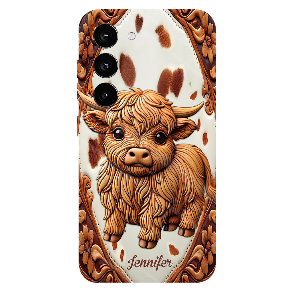 Love Highland Cows - Personalized Full Print Phone Case