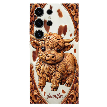 Love Highland Cows - Personalized Full Print Phone Case