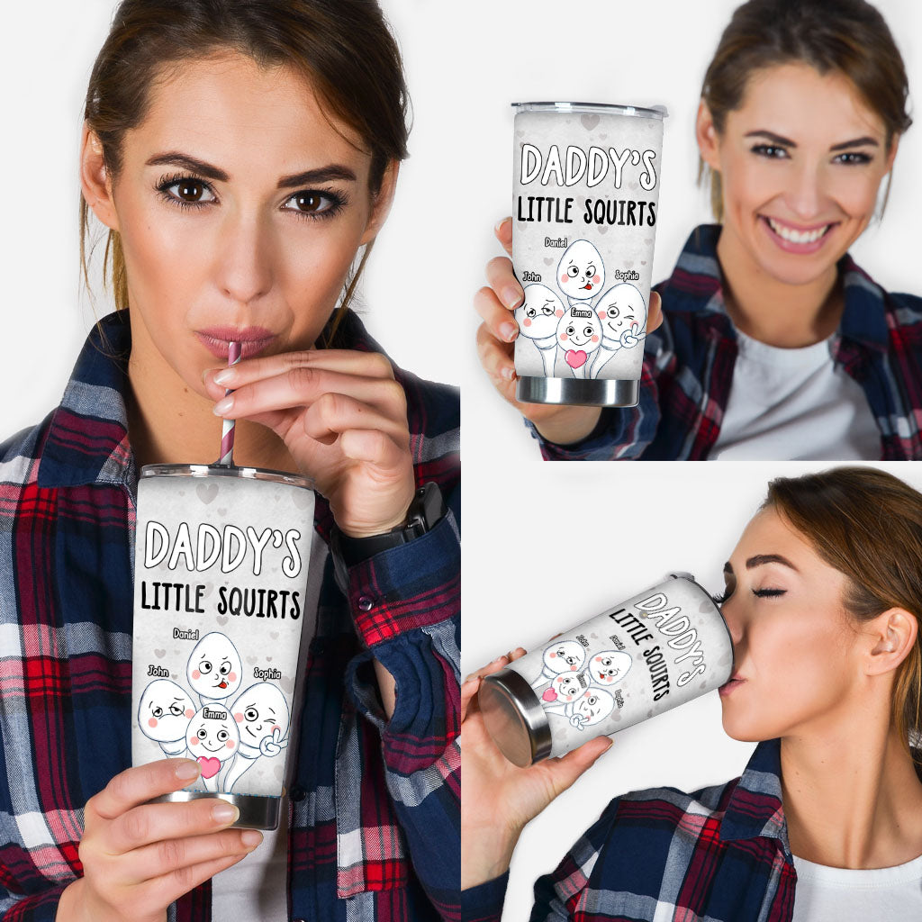 Dad's Little Squirts - Personalized Father Tumbler