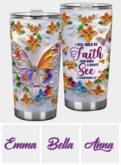 Faith Hope Love - Personalized Christian Tumbler