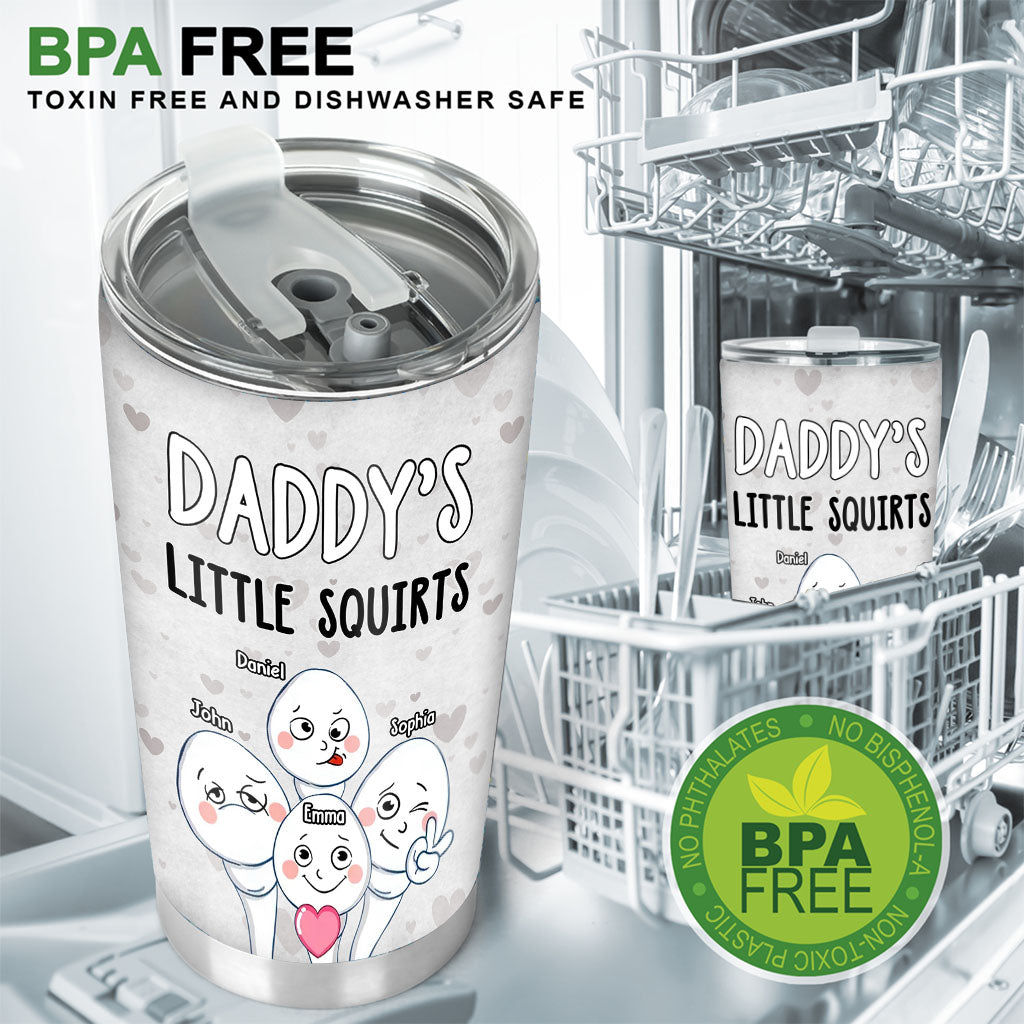 Dad's Little Squirts - Personalized Father Tumbler