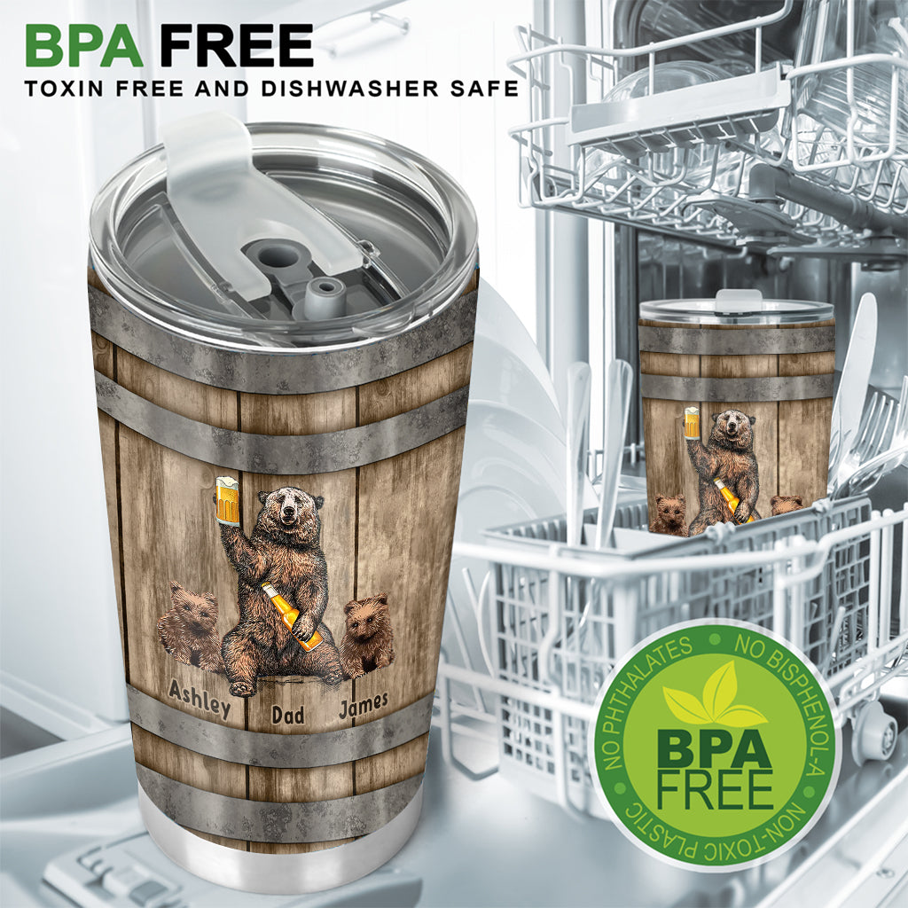 It's Not A Dad Bod - Personalized Father Tumbler