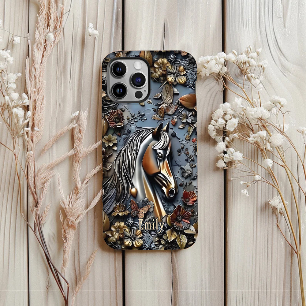 Personalized Stunning Horse Full Print Phone Case