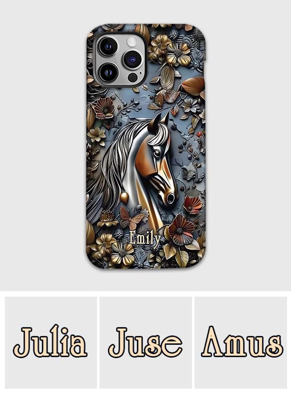 Personalized Stunning Horse Full Print Phone Case